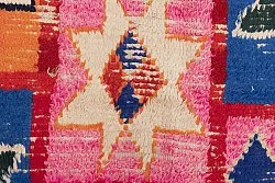 Marokkansk berber tæppe Boucherouite 210 x 125 cm