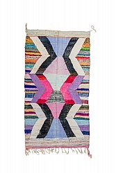 Marokkansk berber tæppe Boucherouite 130 x 225 cm