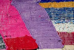 Marokkansk berber tæppe Boucherouite 130 x 225 cm