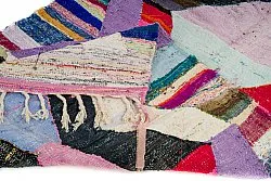 Marokkansk berber tæppe Boucherouite 130 x 225 cm