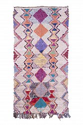 Marokkansk berber tæppe Boucherouite 265 x 135 cm