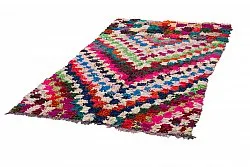 Marokkansk berber tæppe Boucherouite 245 x 135 cm