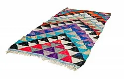 Marokkansk berber tæppe Boucherouite 130 x 250 cm