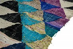 Marokkansk berber tæppe Boucherouite 130 x 250 cm