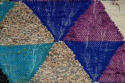 Marokkansk berber tæppe Boucherouite 130 x 250 cm