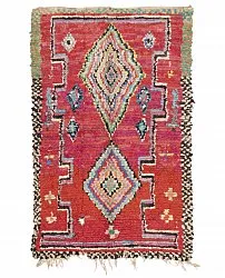 Marokkansk berber tæppe Boucherouite 185 x 110 cm