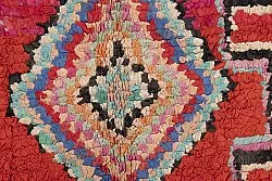 Marokkansk berber tæppe Boucherouite 185 x 110 cm