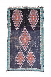 Marokkansk berber tæppe Boucherouite 245 x 135 cm