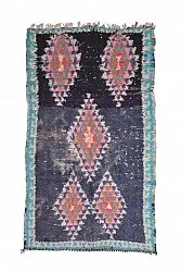 Marokkansk berber tæppe Boucherouite 245 x 135 cm