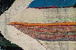 Marokkansk berber tæppe Boucherouite 120 x 275 cm