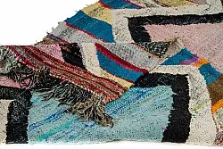 Marokkansk berber tæppe Boucherouite 120 x 275 cm