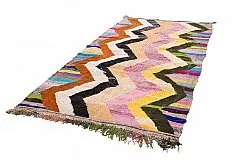 Marokkansk berber tæppe Boucherouite 145 x 290 cm