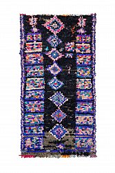 Marokkansk berber tæppe Boucherouite 240 x 125 cm