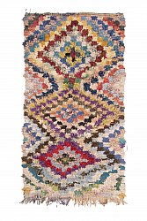 Marokkansk berber tæppe Boucherouite 230 x 125 cm