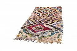 Marokkansk berber tæppe Boucherouite 230 x 125 cm