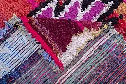 Marokkansk berber tæppe Boucherouite 230 x 140 cm