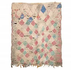 Marokkansk berber tæppe Boucherouite 205 x 170 cm