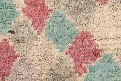 Marokkansk berber tæppe Boucherouite 205 x 170 cm