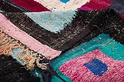 Marokkansk berber tæppe Boucherouite 140 x 225 cm