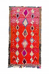 Marokkansk berber tæppe Boucherouite 230 x 125 cm