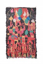 Marokkansk berber tæppe Boucherouite 220 x 130 cm