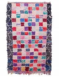Marokkansk berber tæppe Boucherouite 265 x 165 cm
