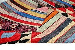 Marokkansk berber tæppe Boucherouite 145 x 250 cm
