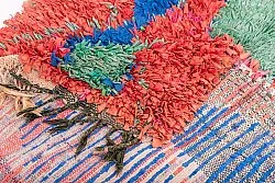 Marokkansk berber tæppe Boucherouite 330 x 100 cm