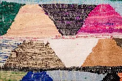Marokkansk berber tæppe Boucherouite 135 x 290 cm