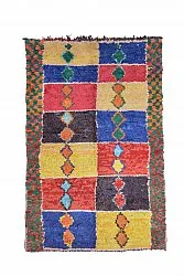 Marokkansk berber tæppe Boucherouite 255 x 160 cm