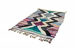 Marokkansk berber tæppe Boucherouite 140 x 220 cm