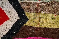 Marokkansk berber tæppe Boucherouite 130 x 260 cm