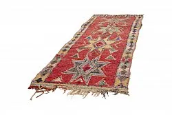 Marokkansk berber tæppe Boucherouite 300 x 120 cm