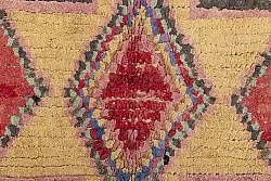 Marokkansk berber tæppe Boucherouite 300 x 120 cm