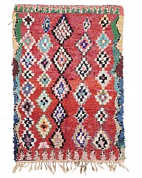 Marokkansk berber tæppe Boucherouite 220 x 150 cm