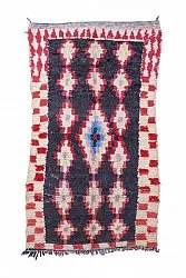 Marokkansk berber tæppe Boucherouite 235 x 130 cm