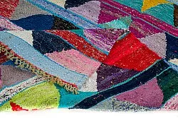 Marokkansk berber tæppe Boucherouite 135 x 265 cm