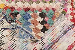 Marokkansk berber tæppe Boucherouite 245 x 140 cm