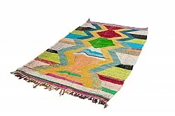 Marokkansk berber tæppe Boucherouite 125 x 230 cm