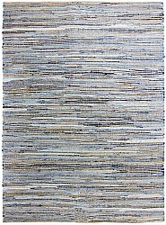 Tapis chiffons - Darsi (bleu/beige)