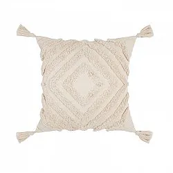 Pudebetræk - Natural Boho 45 x 45 cm (beige)