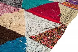 Marokkansk berber tæppe Boucherouite 130 x 280 cm