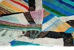 Marokkansk berber tæppe Boucherouite 135 x 235 cm