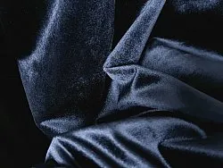 Gardiner - Gardiner af fløjl Marlyn (navy)