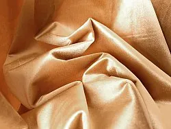 Gardiner - Gardiner af fløjl Marlyn (apricot)