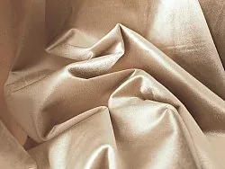 Gardiner - Gardiner af fløjl Marlyn (lys beige)