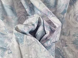 Gardiner - Bomuldsgardin Soft (blå)