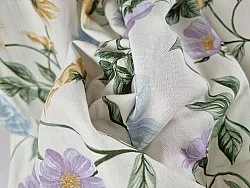 Gardiner - Bomuldsgardin Dahlia (blå)