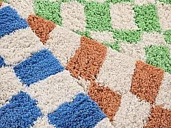 Ryatæpper - Atrani Natural Cotton Shaggy (grøn)