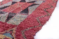 Marokkansk berber tæppe Boucherouite 255 x 150 cm
